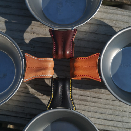 snowpeak シェラカップハンドルカバー 鍋つかみ MS Leather DESIGN