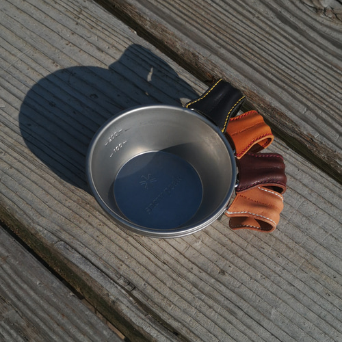 snowpeak シェラカップハンドルカバー 鍋つかみ MS Leather DESIGN