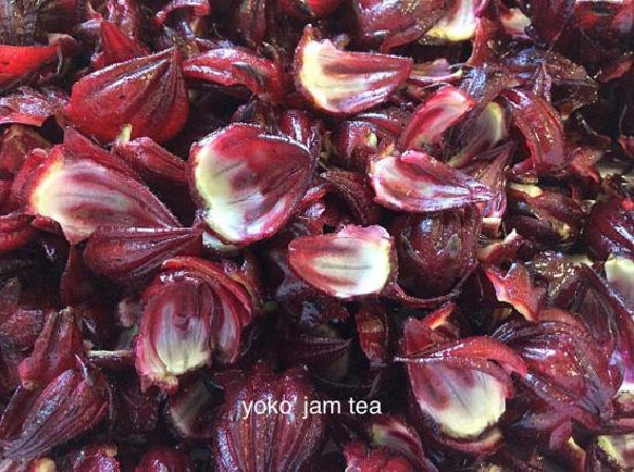 【お茶にして飲めるジャム】りんご＆ローゼル 4枚目の画像