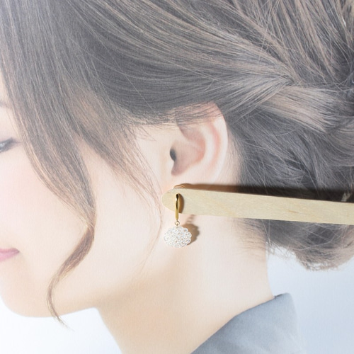 ♡ cielbleuさま ♡ クリップイヤリング SV925＊痛くないキュービックジルコニア クリップイヤリング