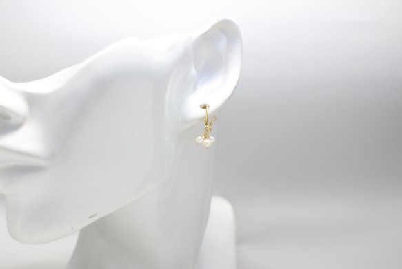 極簡主義☆耳環/淡水珍珠耳環 第5張的照片