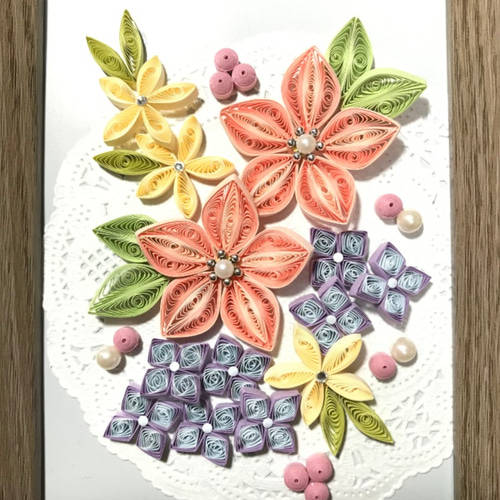 ペーパークイリングキット フォトフレーム（二つ折り） キット atelier