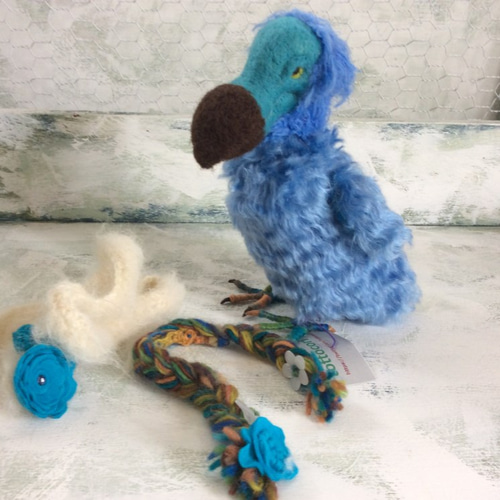 羊毛フェルト作家ribo様の幸せの青い鳥 羊毛フェルト作家ribo様の幸せの青い鳥 羊毛フェルト作家ribo様の