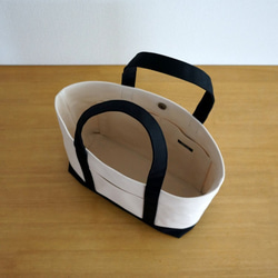 【カラーオーダー】帆布のトートバッグ（タイプA）Lサイズ 4枚目の画像