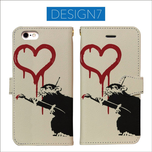 全機種対応 グラフィティ バンクシー Banksy ハイクオリティー 手帳型