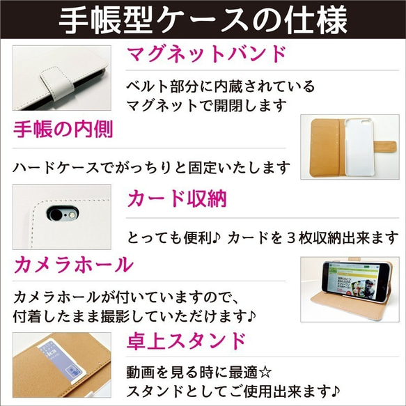 全機種対応 世紀末美術 オーブリー・ビアズリー 手帳型 スマホケース 4 4枚目の画像