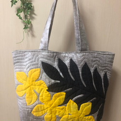 アンスリウムのバッグ＊ハワイアンキルト トートバッグ shellginger