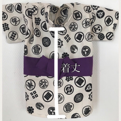 《送料無料》ペット用 浴衣ヘアクリップセット犬猫  桜 5枚目の画像