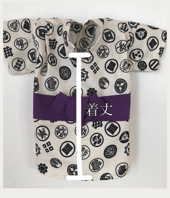 《送料無料》ペット用 浴衣ヘアクリップセット犬猫  桜 5枚目の画像