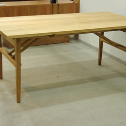 ホリエクラフト　ダイニング4点セット　ナラ無垢材　4枚剥ぎ（テーブル）　美品 展示品特価】ナラ無垢材のダイニングテーブル ダイニング