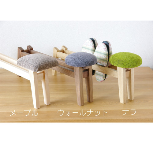 座れるスリッパラック02【dakkusu】 スリッパラック inahono furniture