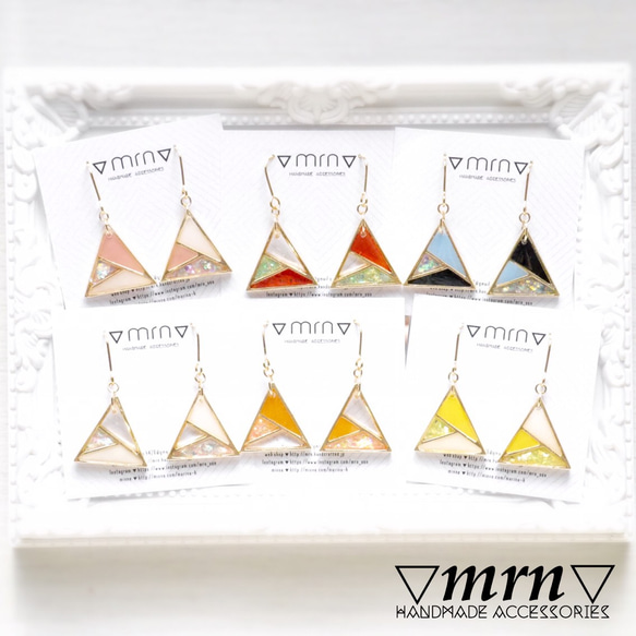 △triangle△pierce,earring 1枚目の画像