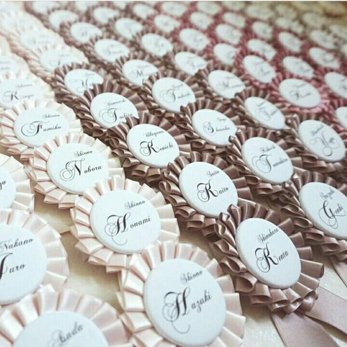 席札ロゼット その他オーダーメイド penelope 通販｜Creema(クリーマ  