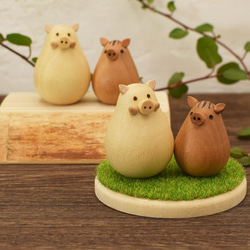 猪（イノシシ） その他置物 のおすすめ人気通販｜Creema(クリーマ