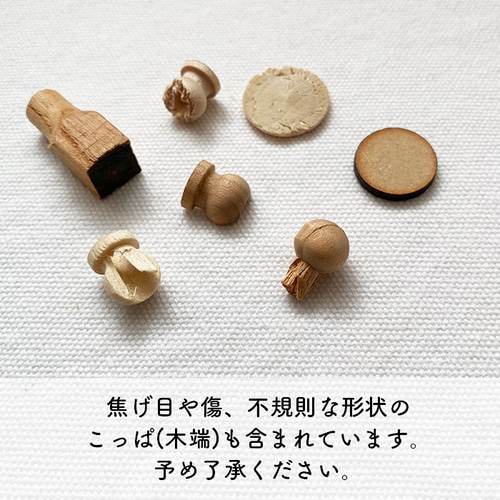 木端（こっぱ）パーツサイズ小【約400g】 DIYパーツ 工房やにわに 通販