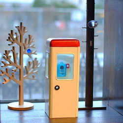 【引取り限定】昭和レトロ電話ボックス　アンティーク　パーテーション 引取り限定】昭和レトロ電話ボックスアンティークパーテーション