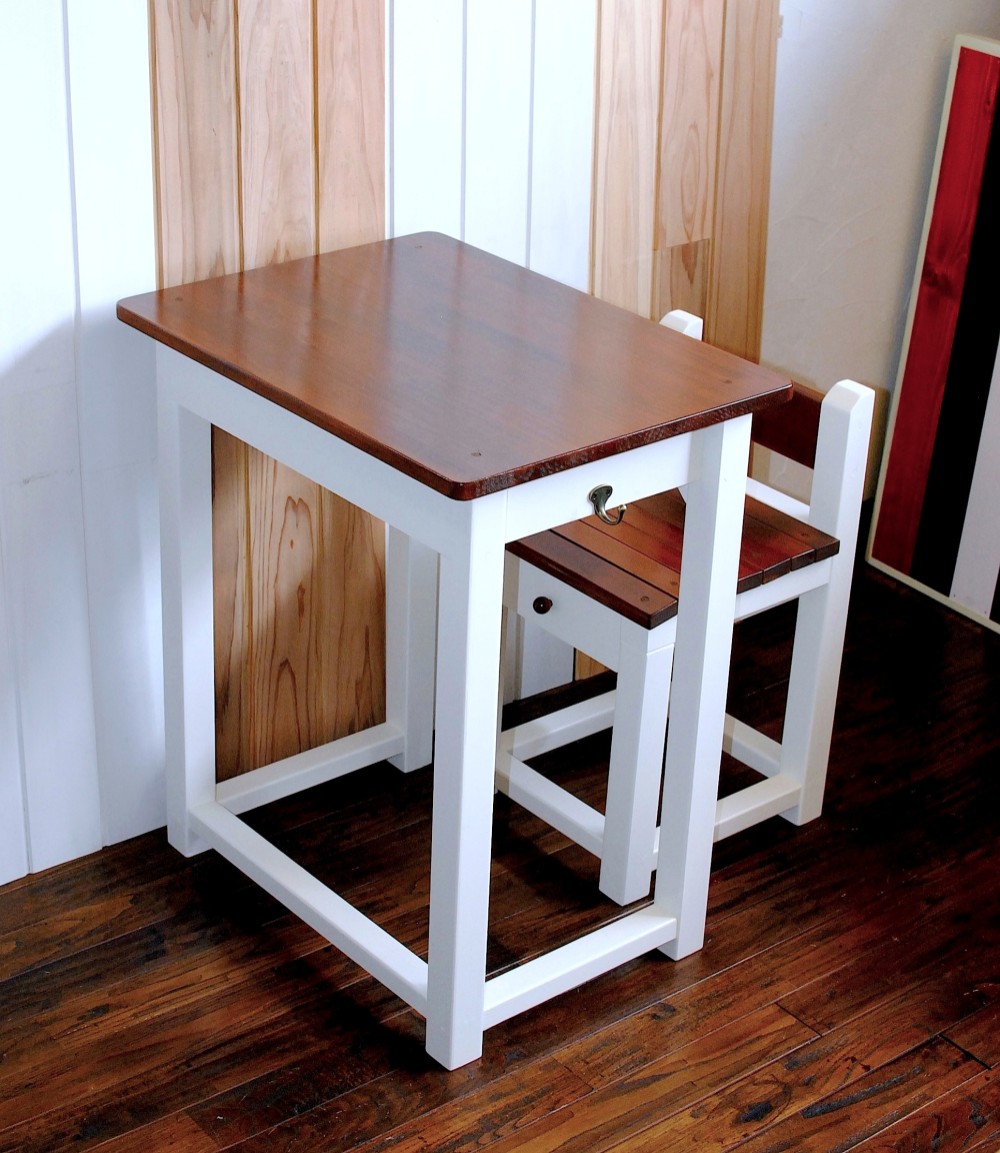 ★大人の為のコンパクト・マイデスク♪ターナーミルクペイント