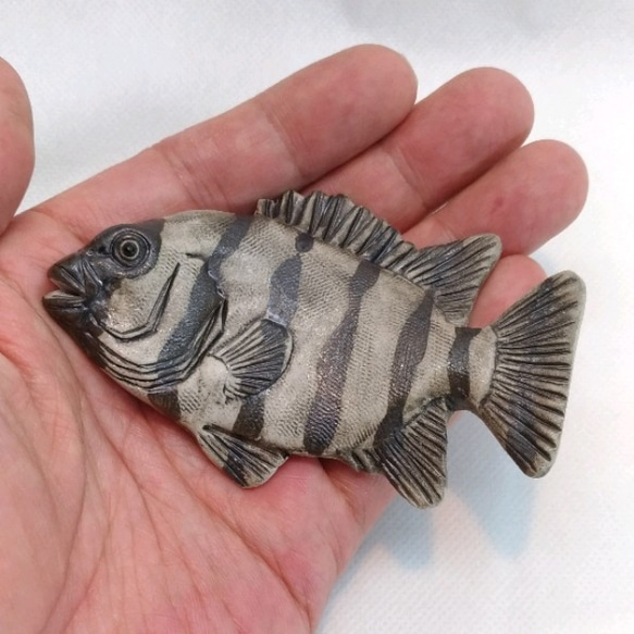 魚箸置き(イシダイ) 3枚目の画像