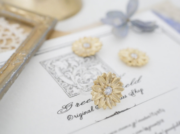 耳環式單耳夾 *瑪格麗特耳夾* 第3張的照片