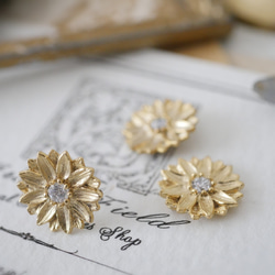 耳環式單耳夾 *瑪格麗特耳夾* 第4張的照片