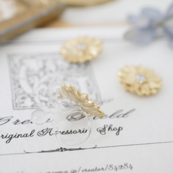 耳環式單耳夾 *瑪格麗特耳夾* 第5張的照片