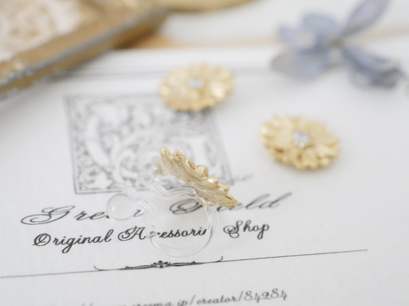 耳環式單耳夾 *瑪格麗特耳夾* 第5張的照片