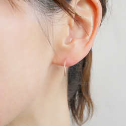 14kgfミニフープピアス・イヤリング 6枚目の画像