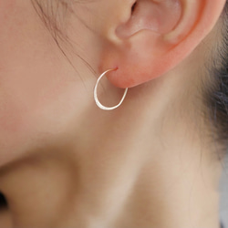 14kgfミニフープピアス・イヤリング 7枚目の画像