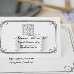 小珍珠棒狀耳環（銀色） 第6張的照片