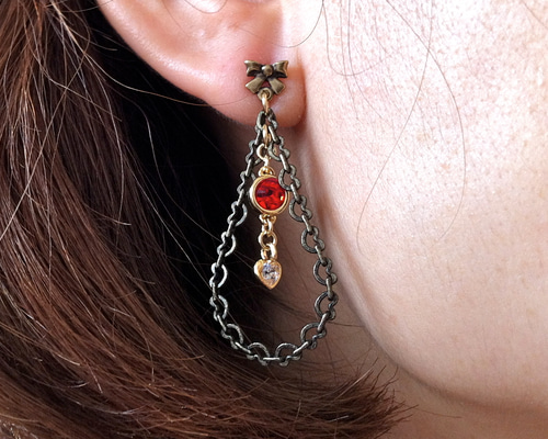 M’s Casa。パイナップルクッキーピアス M's Casa。パイナップルクッキーピアス M's Casa様専用