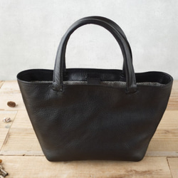 さがりふじ様オーダー品 レザーミニトートバッグ lmtt-S 【ブルー