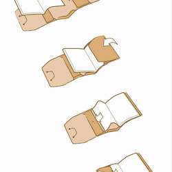 ブックカバー (文庫サイズ) [色：淡墨色] 7枚目の画像