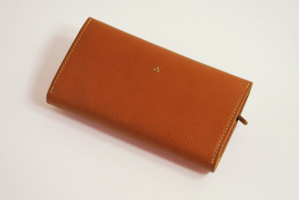 【受注製作】財布 wrap-L [ブラウン] 2枚目の画像