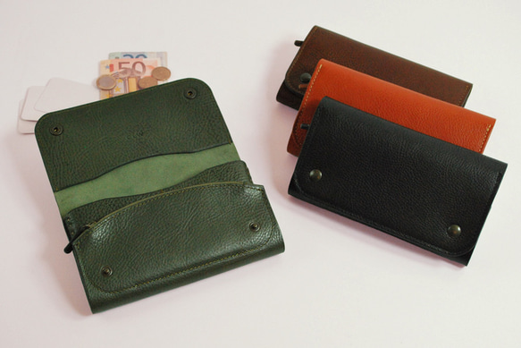【訂單生產】錢包包裝-L [綠色] 第3張的照片