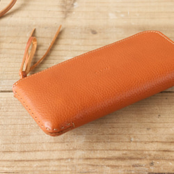 【受注製作】Lジッパー財布 lzw-02 [ブラウン] 4枚目の画像