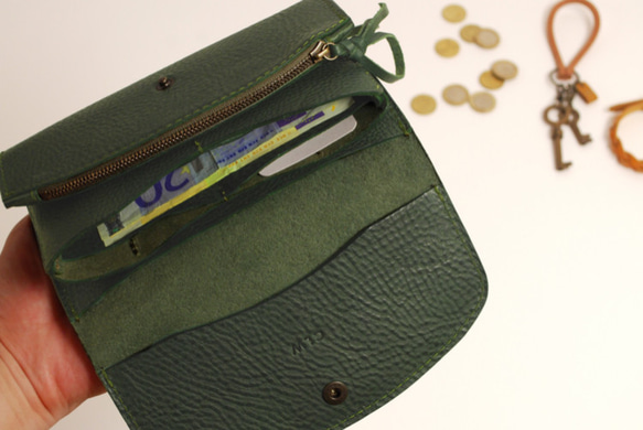 [定做] 錢包包裹-L (HL) [綠色] 第4張的照片