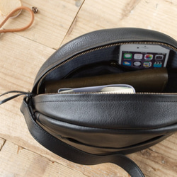 【受注製作】ショルダーバッグ niwr ［ブラック］ 5枚目の画像