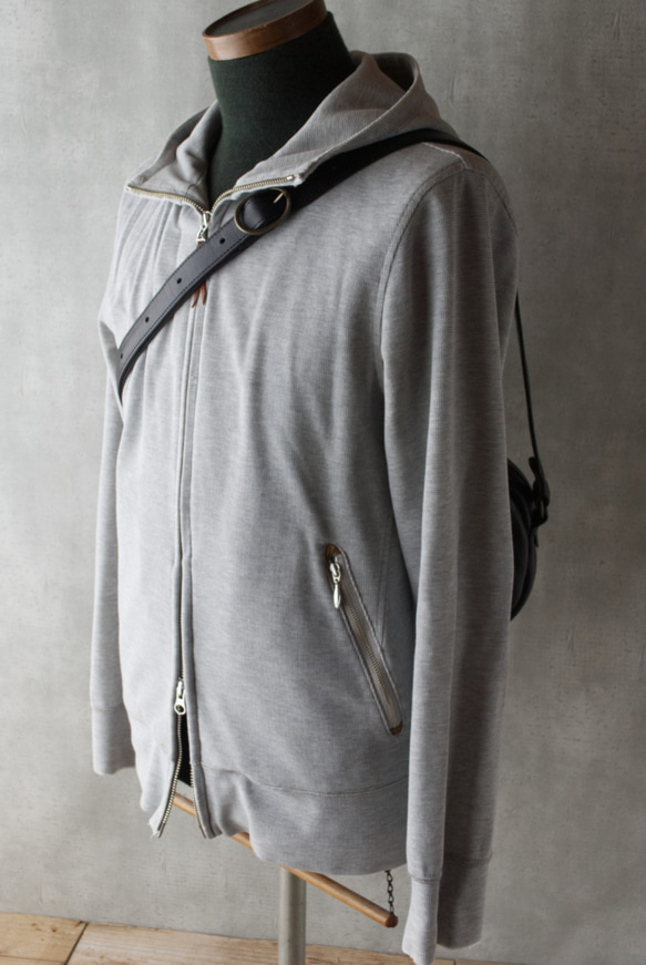 【受注製作】ショルダーバッグ niwr ［ブラック］ 7枚目の画像