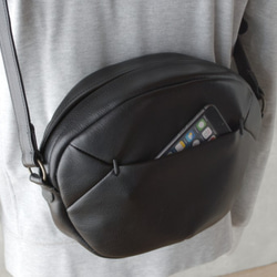 【受注製作】ショルダーバッグ niwr ［ブラック］ 8枚目の画像