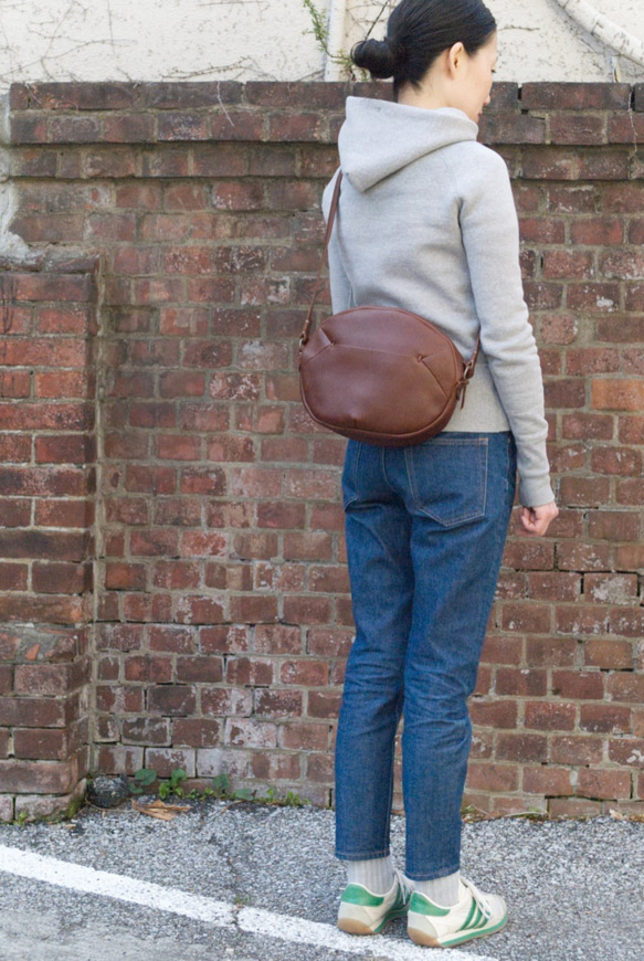 【受注製作】ショルダーバッグ niwr ［ブラック］ 9枚目の画像