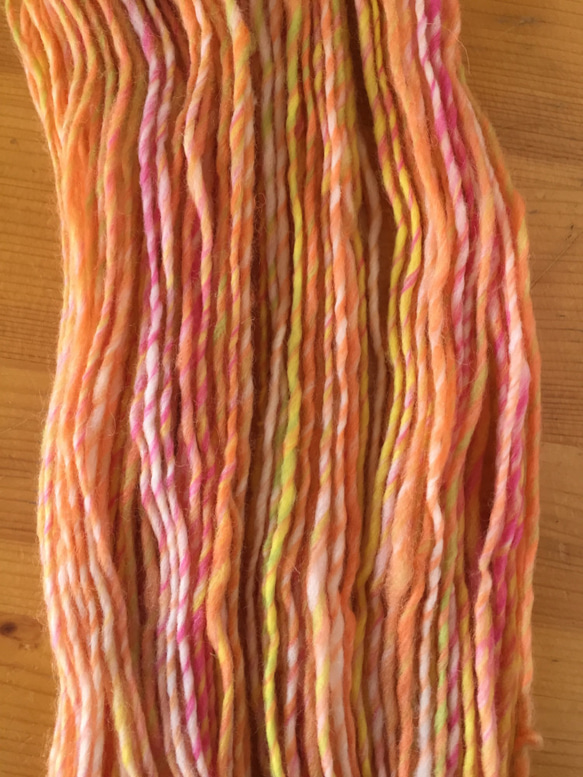 手紡ぎ毛糸 <YN-118> 2枚目の画像