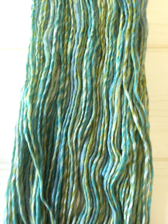 手紡ぎ毛糸 <YN-124> 3枚目の画像