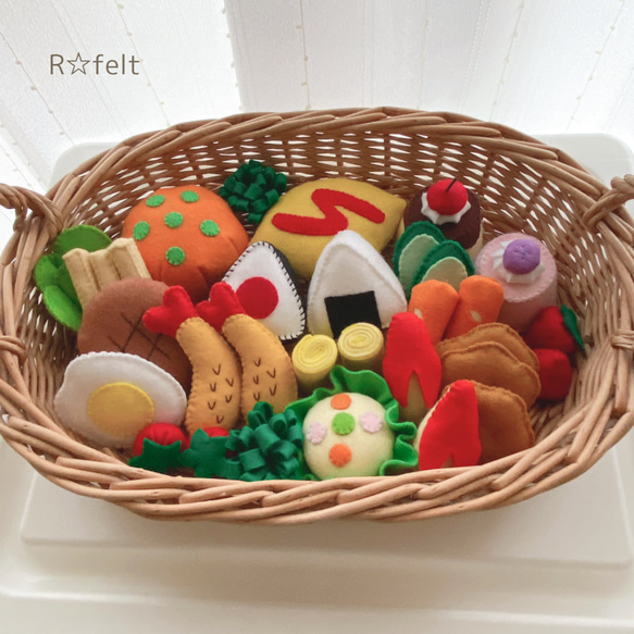 使い方は色々♫フェルトのおままごとセット おもちゃ・人形 R☆felt