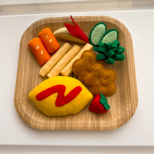 使い方は色々♫フェルトのおままごとセット おもちゃ・人形 R☆felt