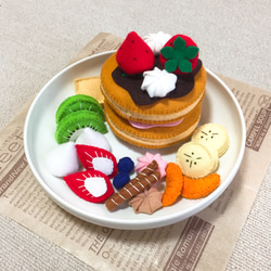 プレゼントに♫ホットケーキのおままごとセット 1枚目の画像