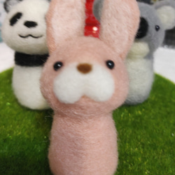 指人形セット　パンダ・ウサギ・コアラ 5枚目の画像