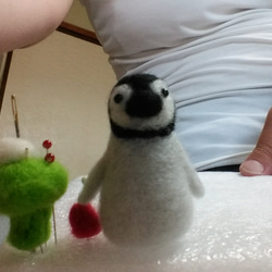 指人形　ペンギン　小 1枚目の画像