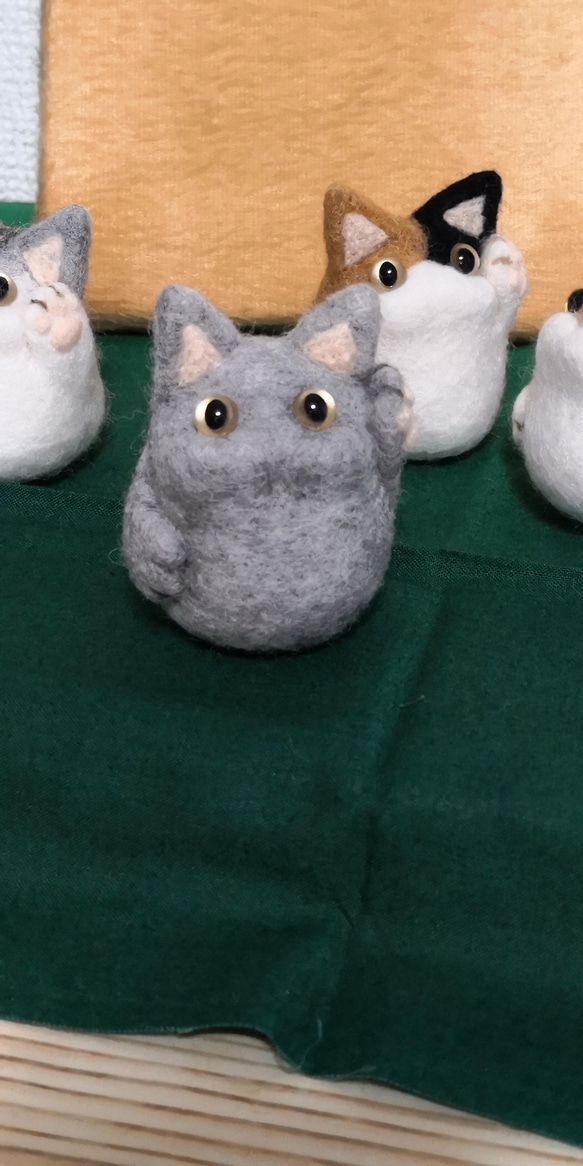受注制作　招きたい猫 4枚目の画像