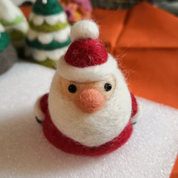 羊毛フェルトのサンタさん その他置物 なるさん 通販 6396170｜Creema