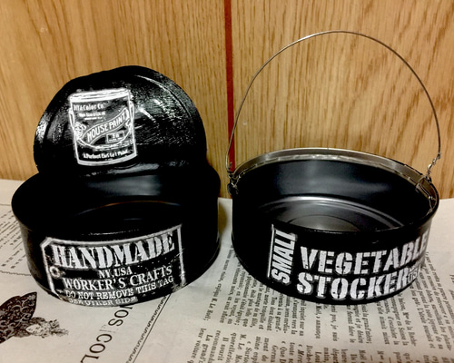 リメイク缶ブラック（男前リメ缶）2個セット その他雑貨 chipi 通販